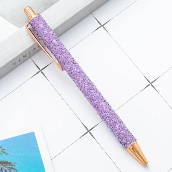 Purple glitter weeding tool