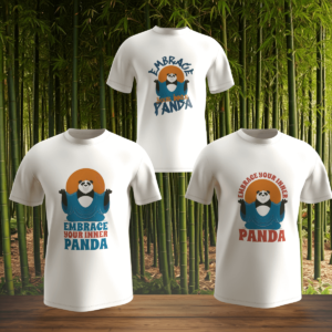 Zen Panda Tshirt Mockup