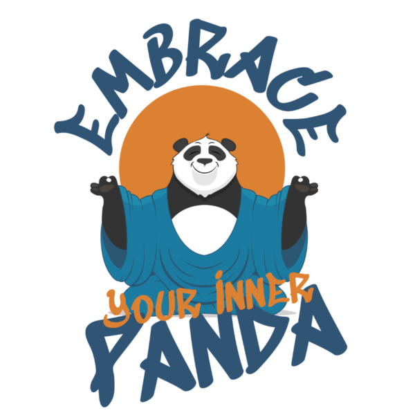 Zen Panda Graffiti White
