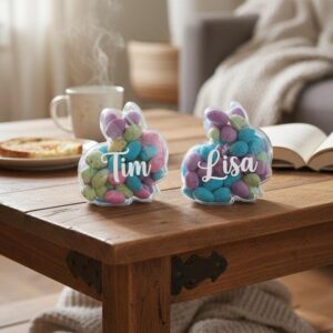 Mini bunny speckled eggs